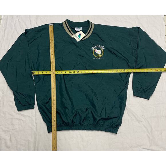 Vintage Augusta Sportswear Windbreaker Crewneck XL, Color Green , 90s Made USA - Picture 7 of 9